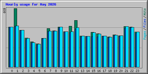 Hourly usage for May 2026